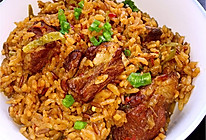 排骨焖米饭的做法