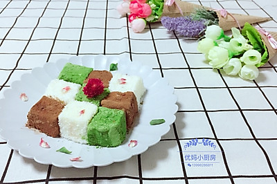三色牛奶小方