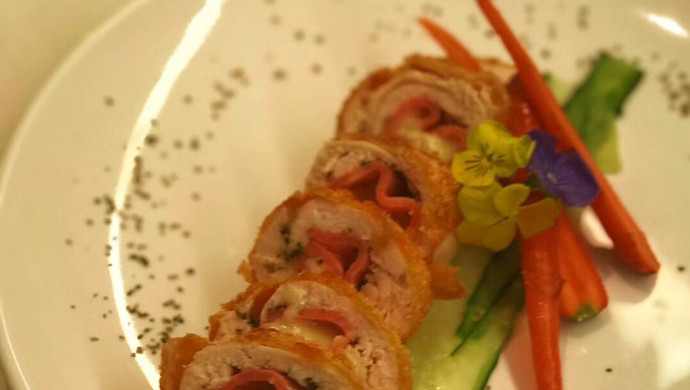 法式蓝带鸡肉卷