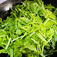 蛋沫茼蒿的做法图解5