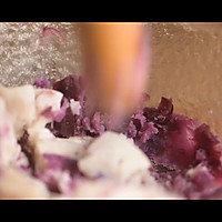 香芋紫薯芝心仙豆糕的做法图解2