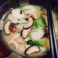 碧绿双菇烩年糕的做法图解10