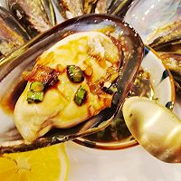 #智利贻贝中式烹法大赏#不加一滴水的，鲜嫩好吃的蘸汁贻贝的做法图解10