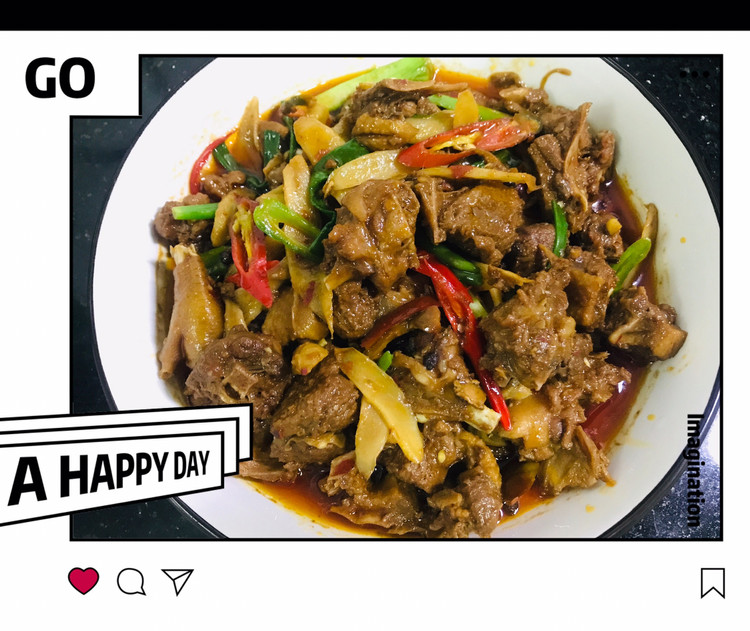 姜爆鸭的做法