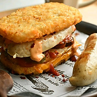 #非你莫“薯”挑战赛#薯饼汉堡的做法图解9