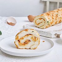 香葱肉松蛋糕卷的做法图解11