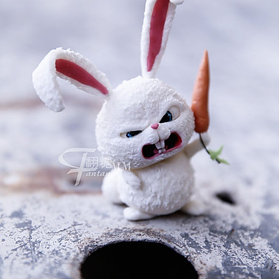 翻糖兔子玩偶制作