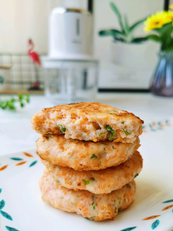 好吃到飞起来的香煎虾饼