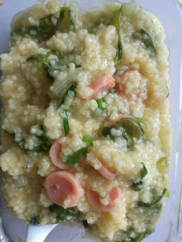 小米蔬菜粥