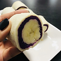 #素食主义#吐司紫薯香蕉卷的做法图解15