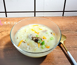 香菇土豆排骨粥的做法