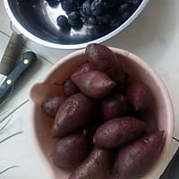 紫薯糖水+紫薯丸子的做法图解1