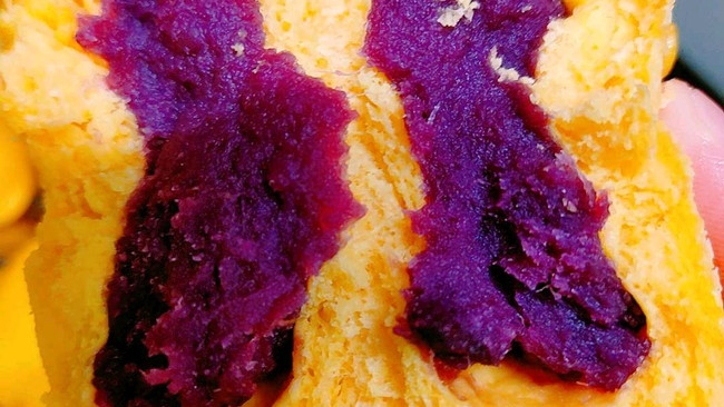 南瓜紫薯包的做法
