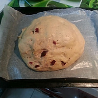 核桃蔓越莓全麦面包 面包机揉面烤箱烤制的做法图解4