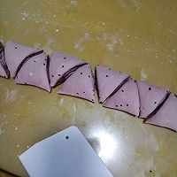紫薯芝麻花卷的做法图解6