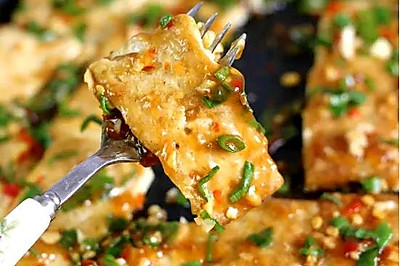 酱香煎豆腐