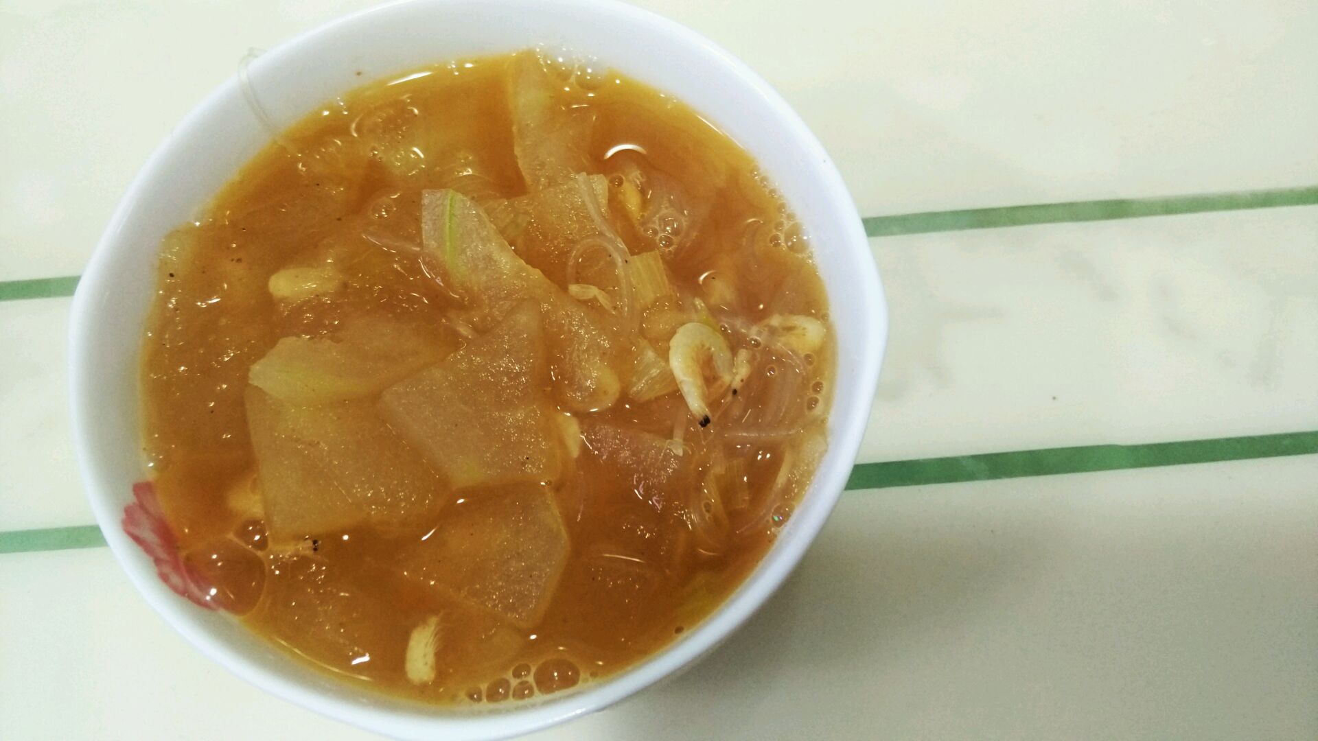 冬瓜虾皮粉丝汤