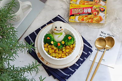 小雪人咖喱饭·卡通餐