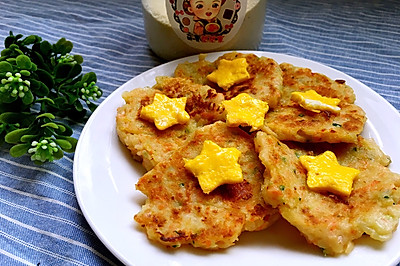 宝宝辅食——鲜虾蔬菜饼