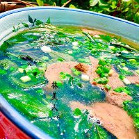 血皮菜猪肝汤的做法图解10