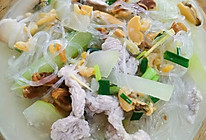 冬瓜虾米淡菜粉丝瘦肉汤的做法