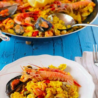 西班牙海鲜饭paella de marisco