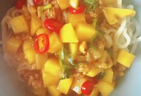 土豆肉末拌面的做法