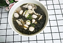 #今天吃什么#紫菜腐竹肉丸汤的做法