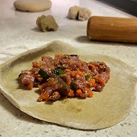 四季荞麦香（二）-荞麦羊肉馅饼（低油无糖）的做法图解12