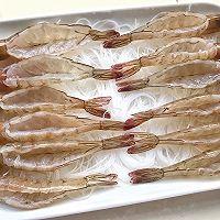 鲜美多汁的蒜蓉粉丝蒸虾的做法图解5