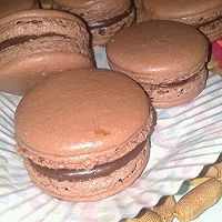 Chocolate macaron 巧克力馬卡龍的做法图解9