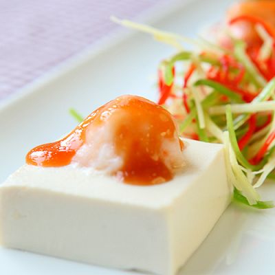 虾丸酿豆腐