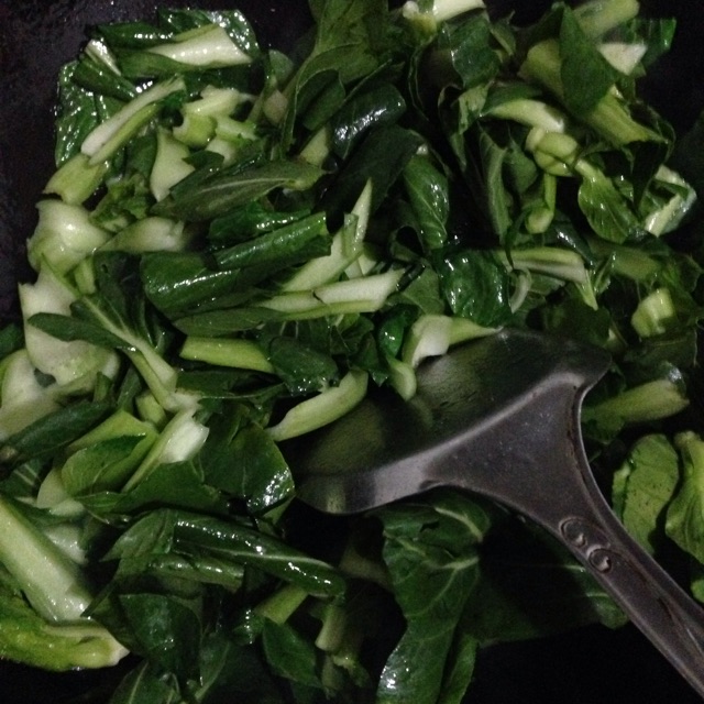 青菜面疙瘩汤的做法图解6