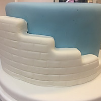 冰雪奇缘翻糖蛋糕（奶油霜夹层）#相约MOF#的做法图解24