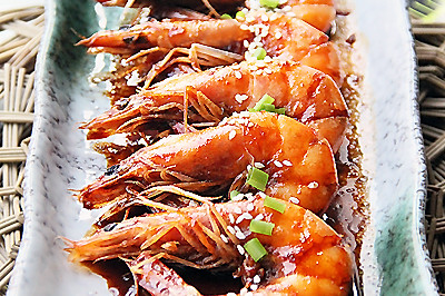 黄酒焖虾