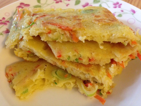 土豆胡萝卜鸡蛋饼