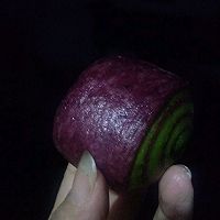 艾桨紫薯馒头卷的做法图解9