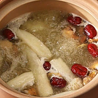 竹荪干贝菌菇汤的做法图解4
