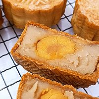 #“佳”节好滋味#芸豆沙蛋黄月饼(带转化糖浆配方)的做法图解8