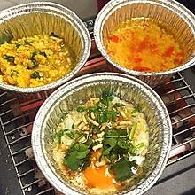 取暖器烤鸡蛋