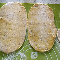可烤可烙不加水的花生酱南瓜面包条的做法图解2