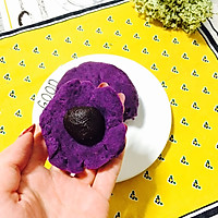 紫薯茶巾的做法图解2