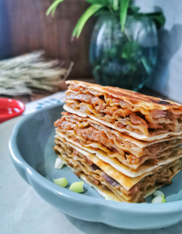 一叠到底就能做的千层牛肉馅饼