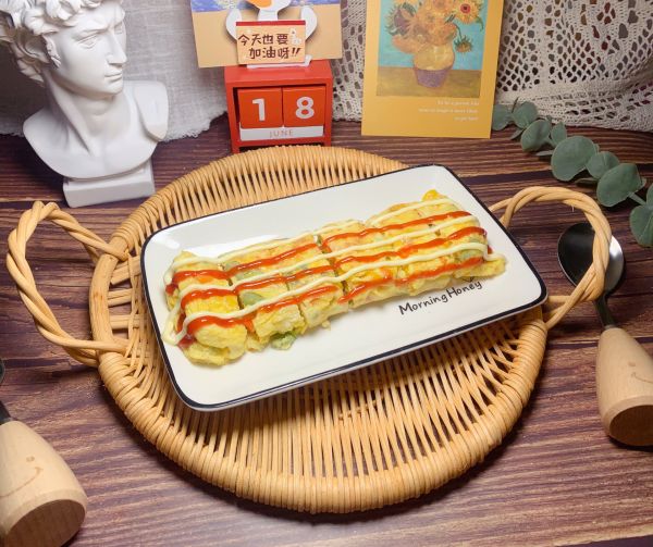 刘小厨的营养快手早餐：蔬菜厚蛋烧