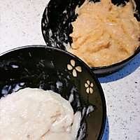 减脂手打鸡肉丸和鱼丸的做法图解2