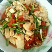 番茄肉沫豆腐的做法图解1