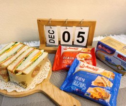 鸡蛋芝士三明治的做法