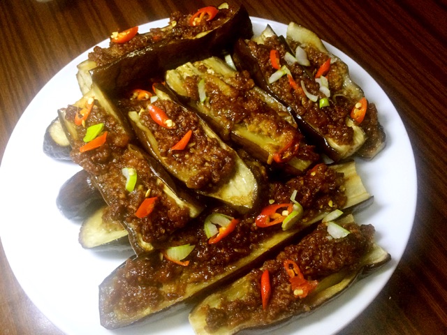 蒜香肉沫茄子