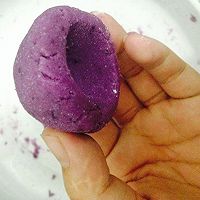 紫薯窝窝头的做法图解4