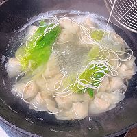 云吞三拼面（包面or抄手小面、基围虾解馋三拼）的做法图解2